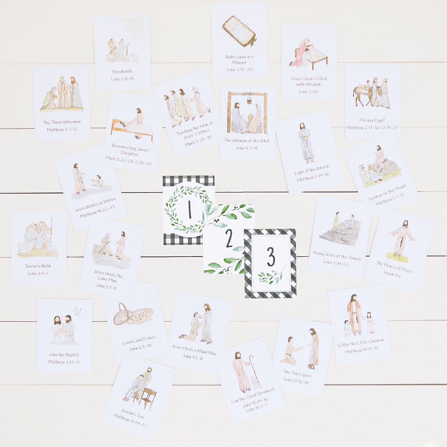 Farmhouse Advent Calendar, Back side