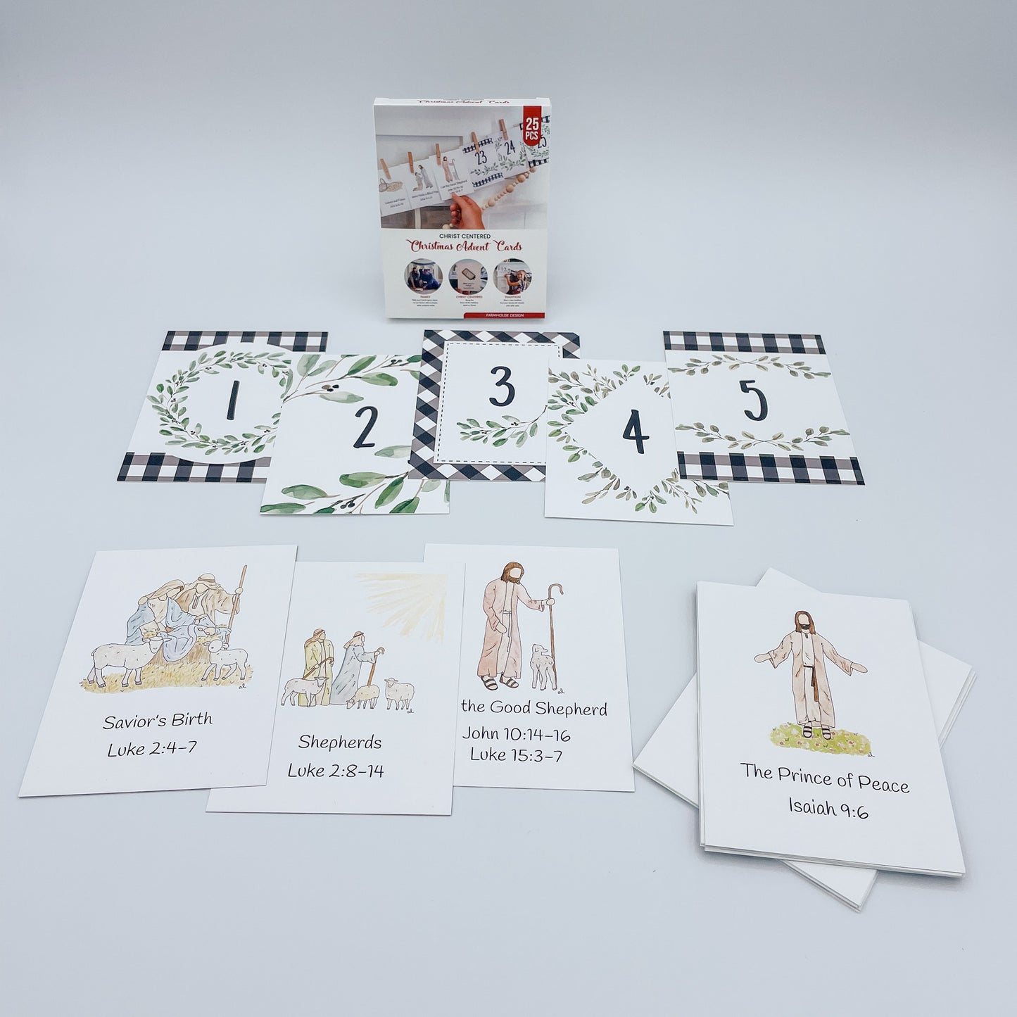 Farmhouse Advent Calendar, Front side