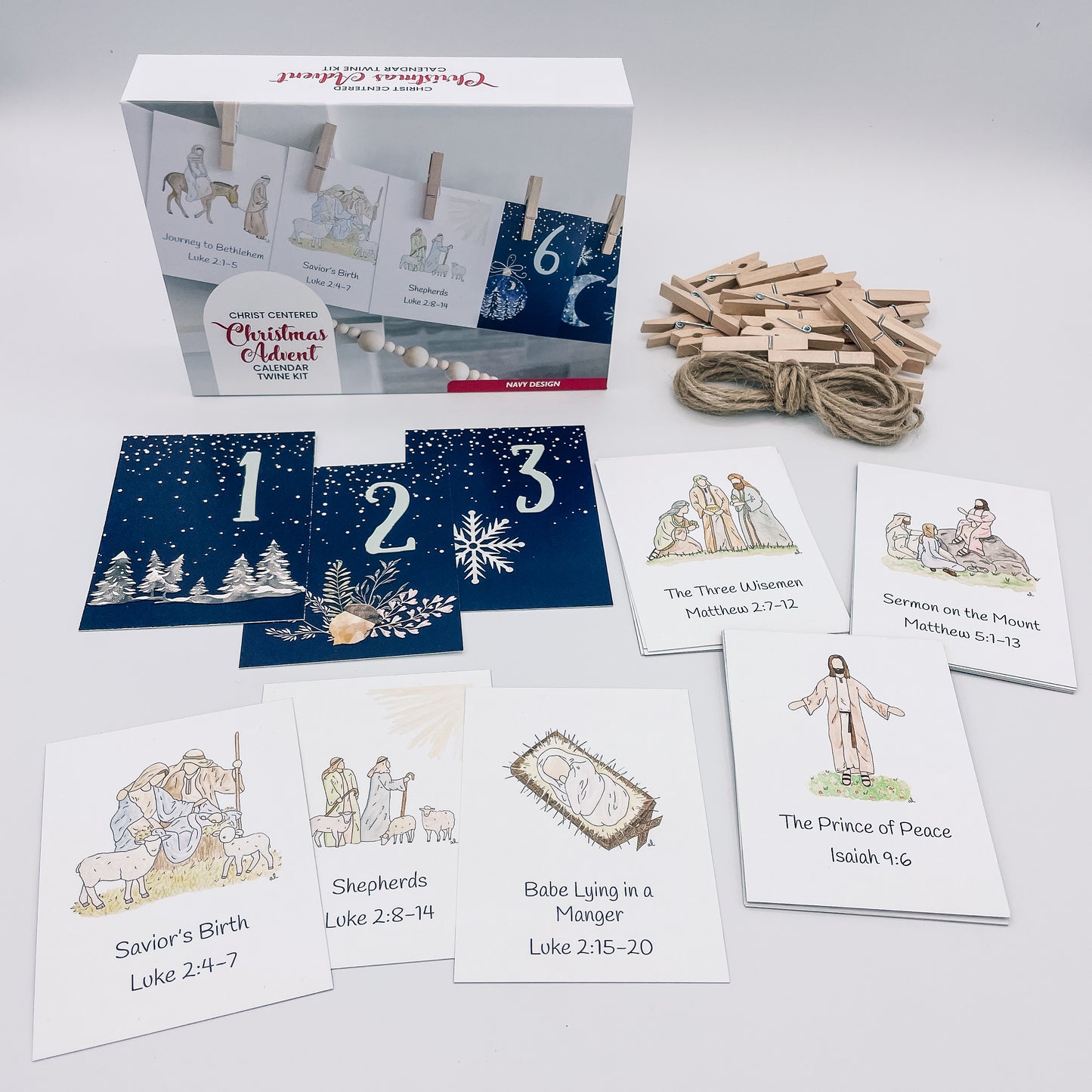 Navy Advent Calendar, Front side