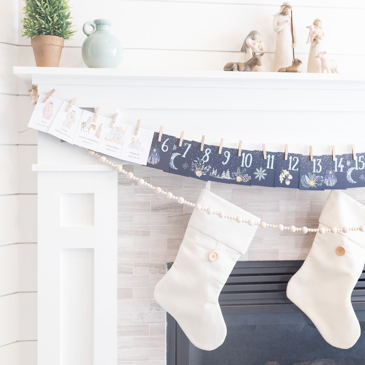 Navy Advent Calendar, Front side